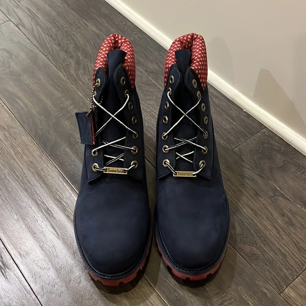 Timberland X Villa Stars and Stripes Old Glory 6” Boots new 4th of July Mens 10